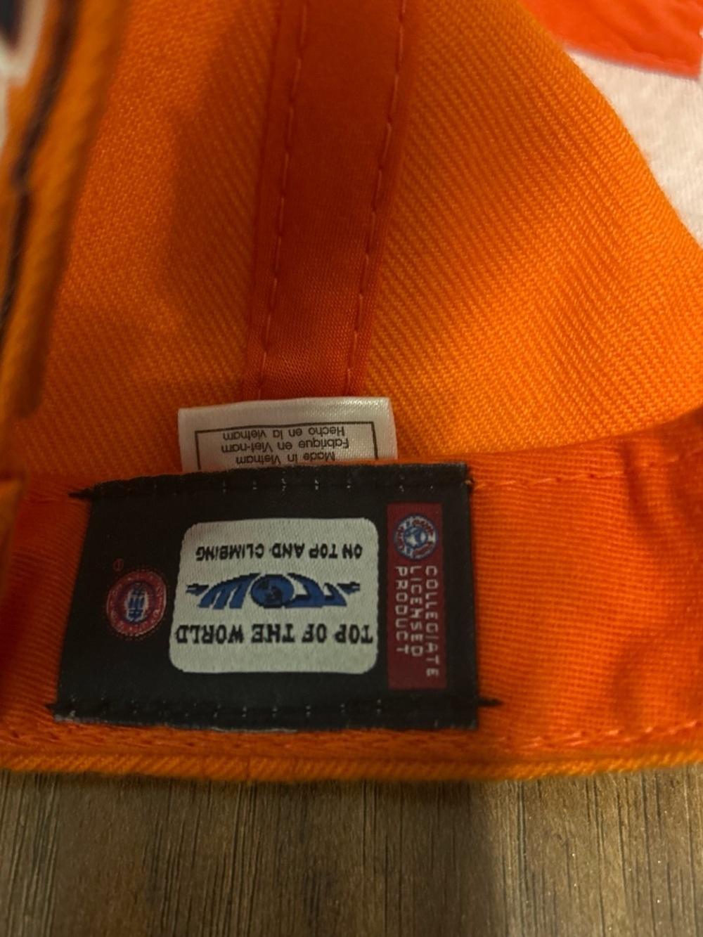 Auburn Tigers Orange Embroidered Baseball Cap - Picture 6 of 6